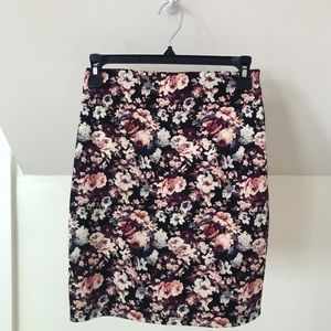 Floral Mini Skirt
